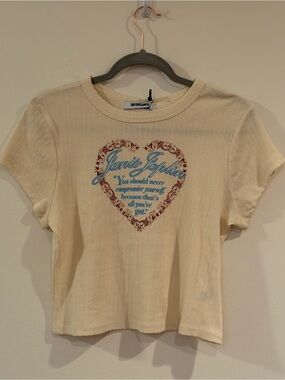 Daydreamer Janis Joplin Never Compromise Crop Tee